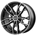 Gloss Black Machined Wheel B6181