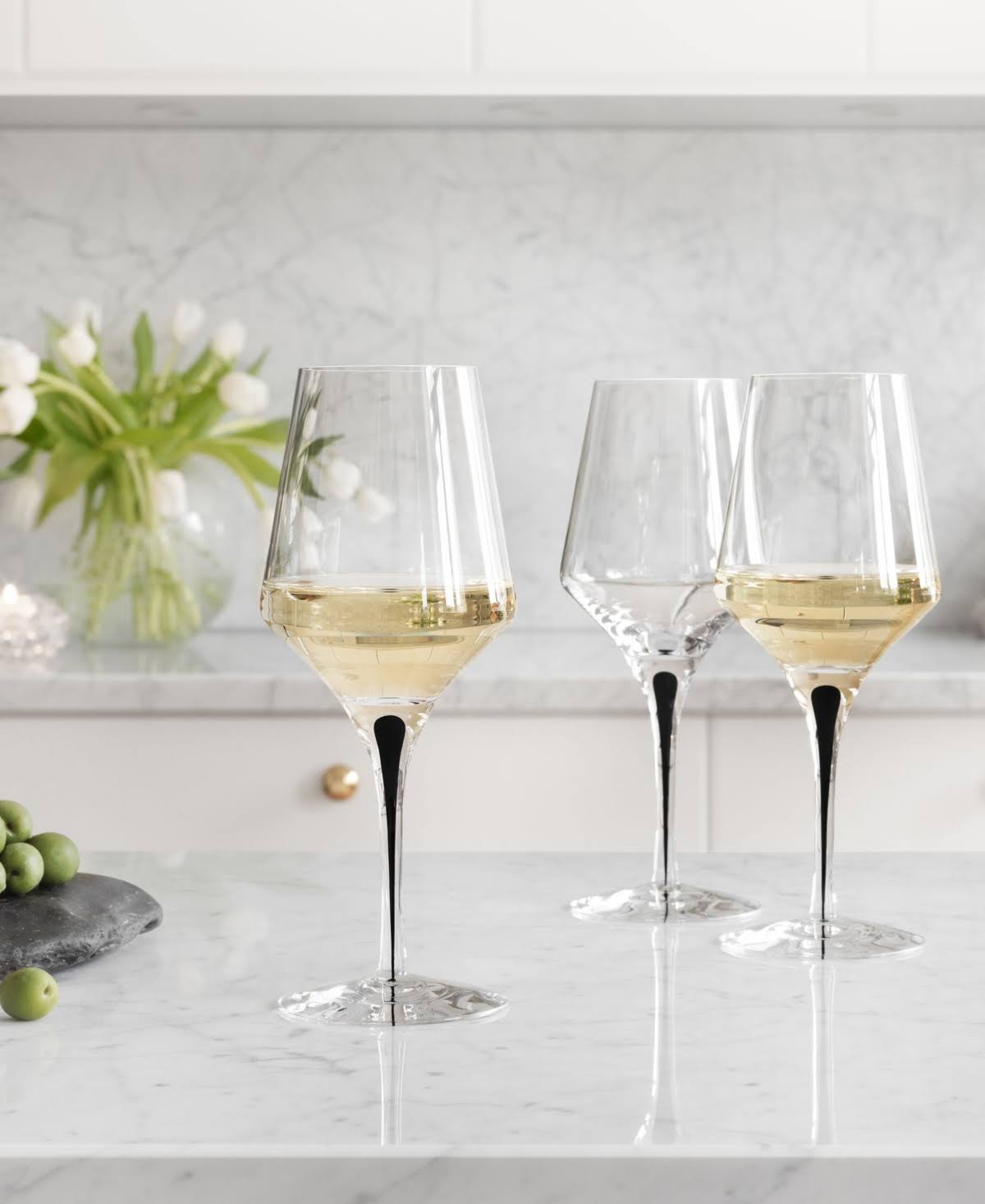White Wine Glass Set of 2 G880822