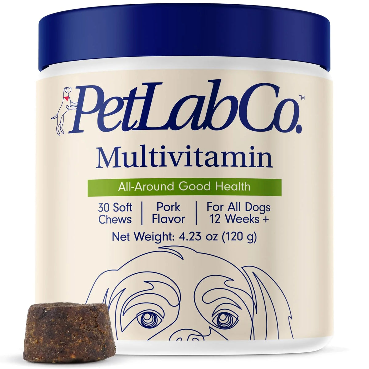 22 in 1 Chewable Pork Flavor Dog Multivitamin M890669