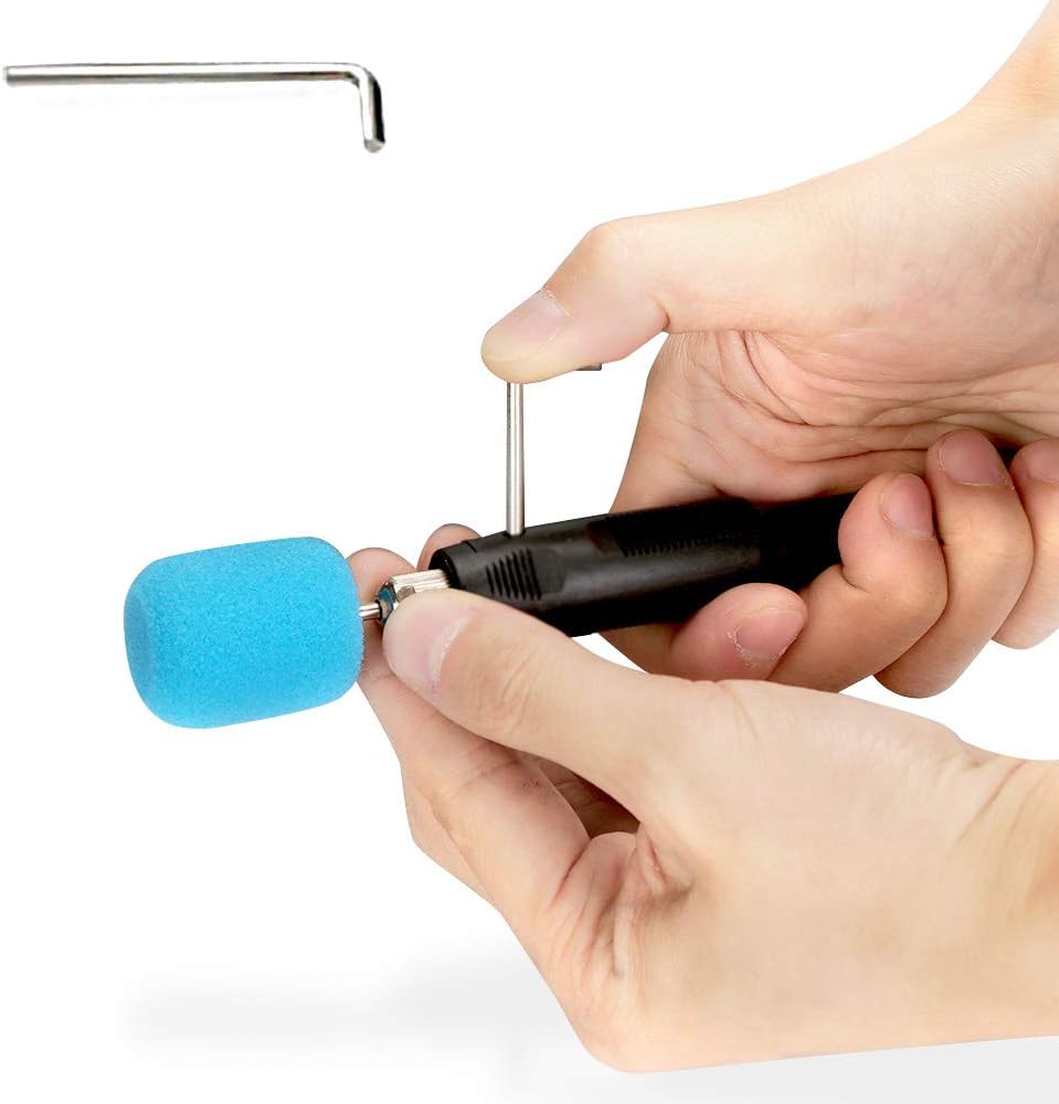 Mini Buffer Polisher with Foam Polishing Pads B510331