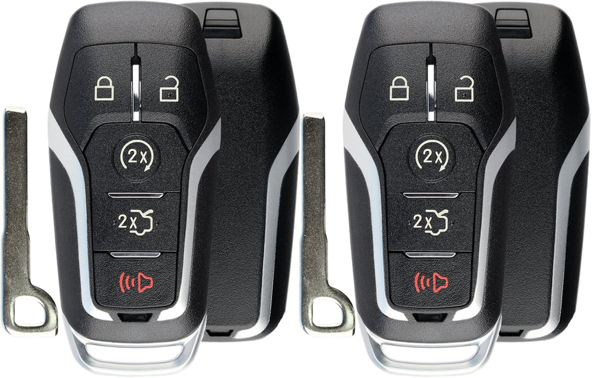 Keyless Entry Remote Smart Key Fob Shell Case Pack of 2 O979