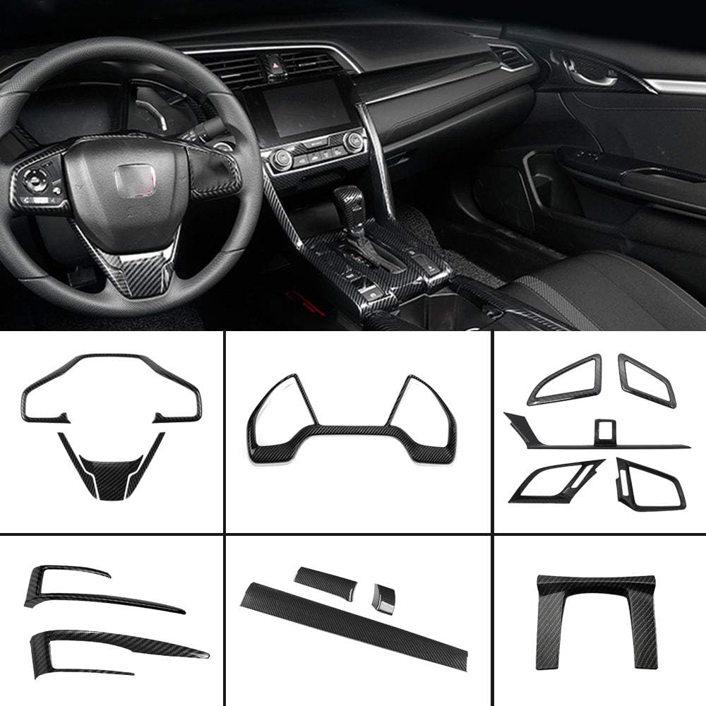 Car Interiors Decorative Trim Air Outlet Steering Wheel Cover 16Pcs Z785