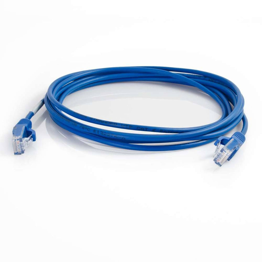 9ft Cat6 Snagless Unshielded Slim Network Patch Cable Blue K251