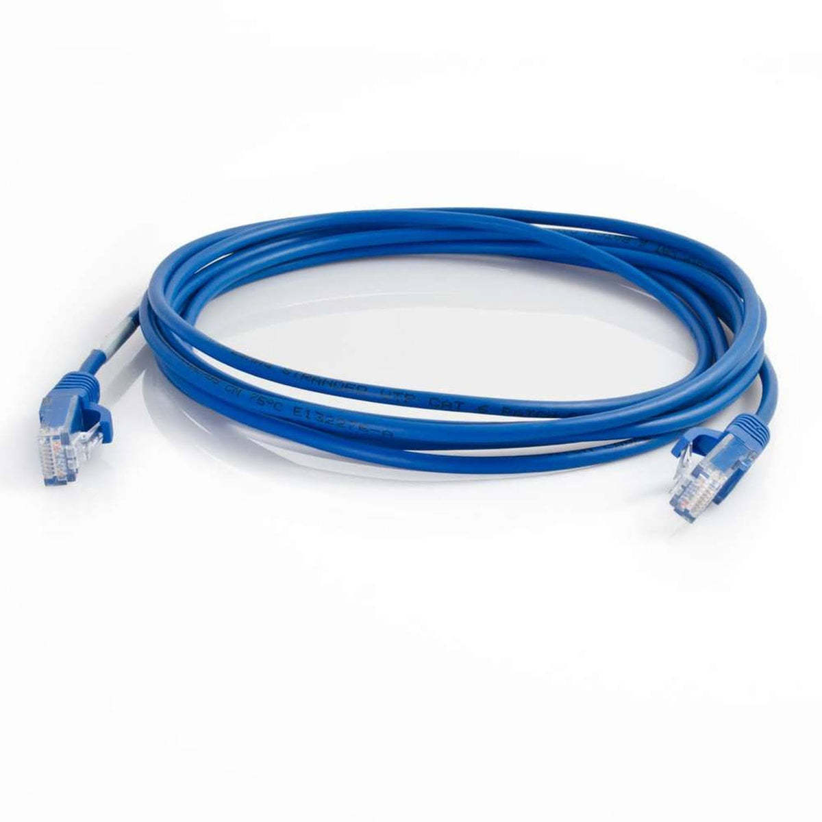 9ft Cat6 Snagless Unshielded Slim Network Patch Cable Blue K251