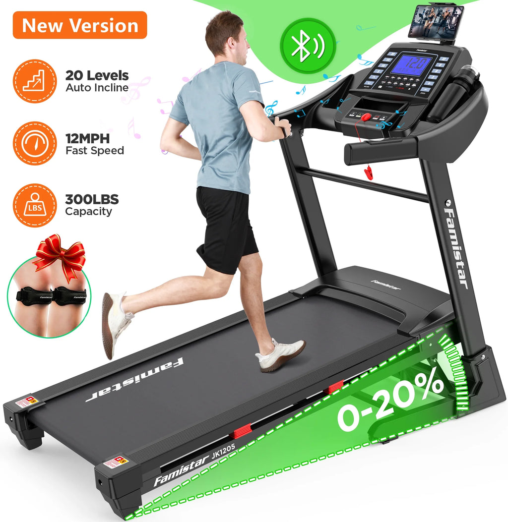4.0HP Folding Treadmill with Auto Incline N4360