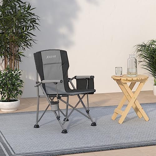 Folding Camping Chair with Cup Holder and Carry Bag J7850