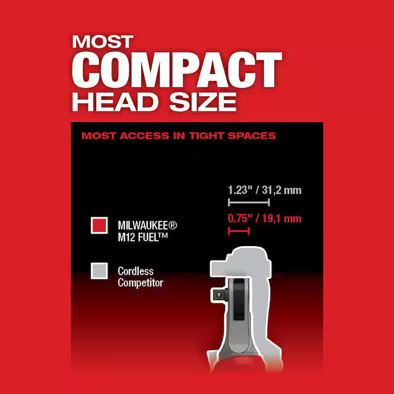 12-Volt Lithium-Ion Brushless Cordless 3/8 in. Ratchet F11025