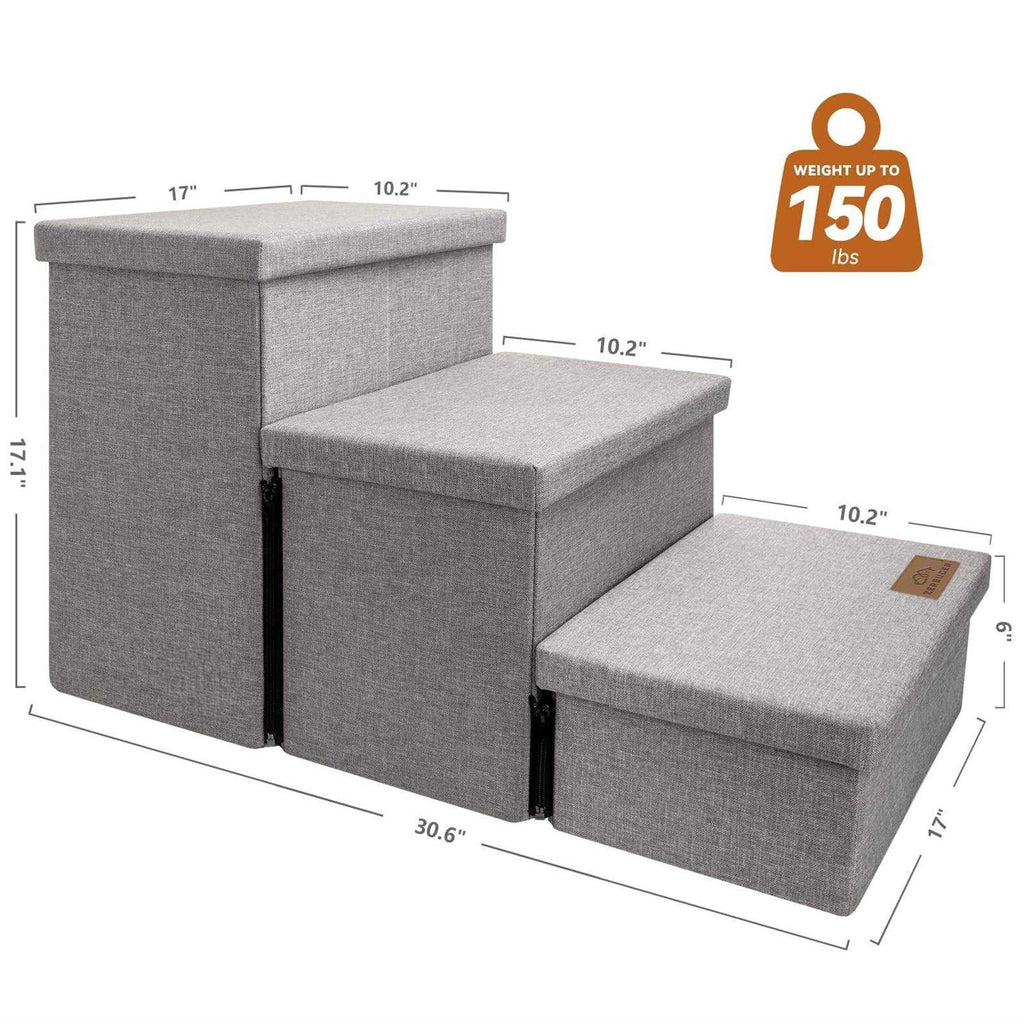 Foldable Dog Stairs with Storage K63249
