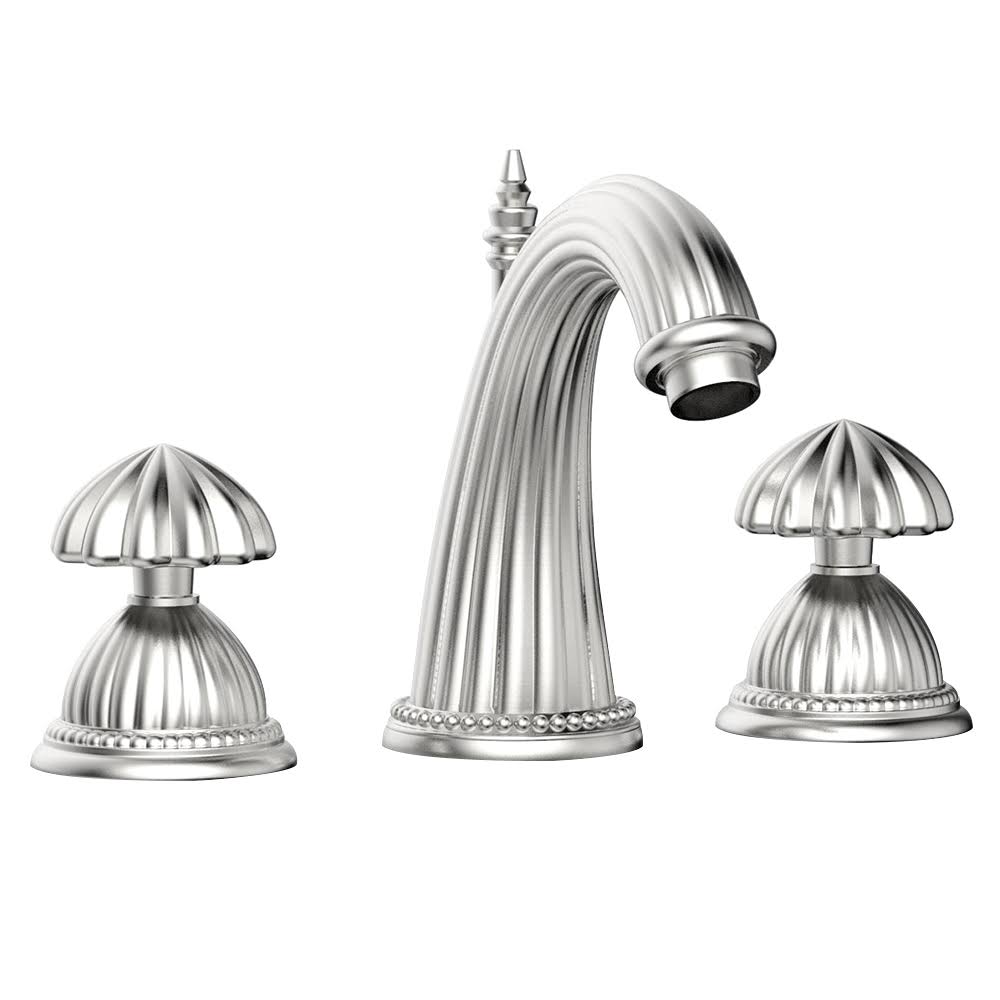 7 5/8x22 Double Round Handle Widespread Bathroom Sink Faucet R697100
