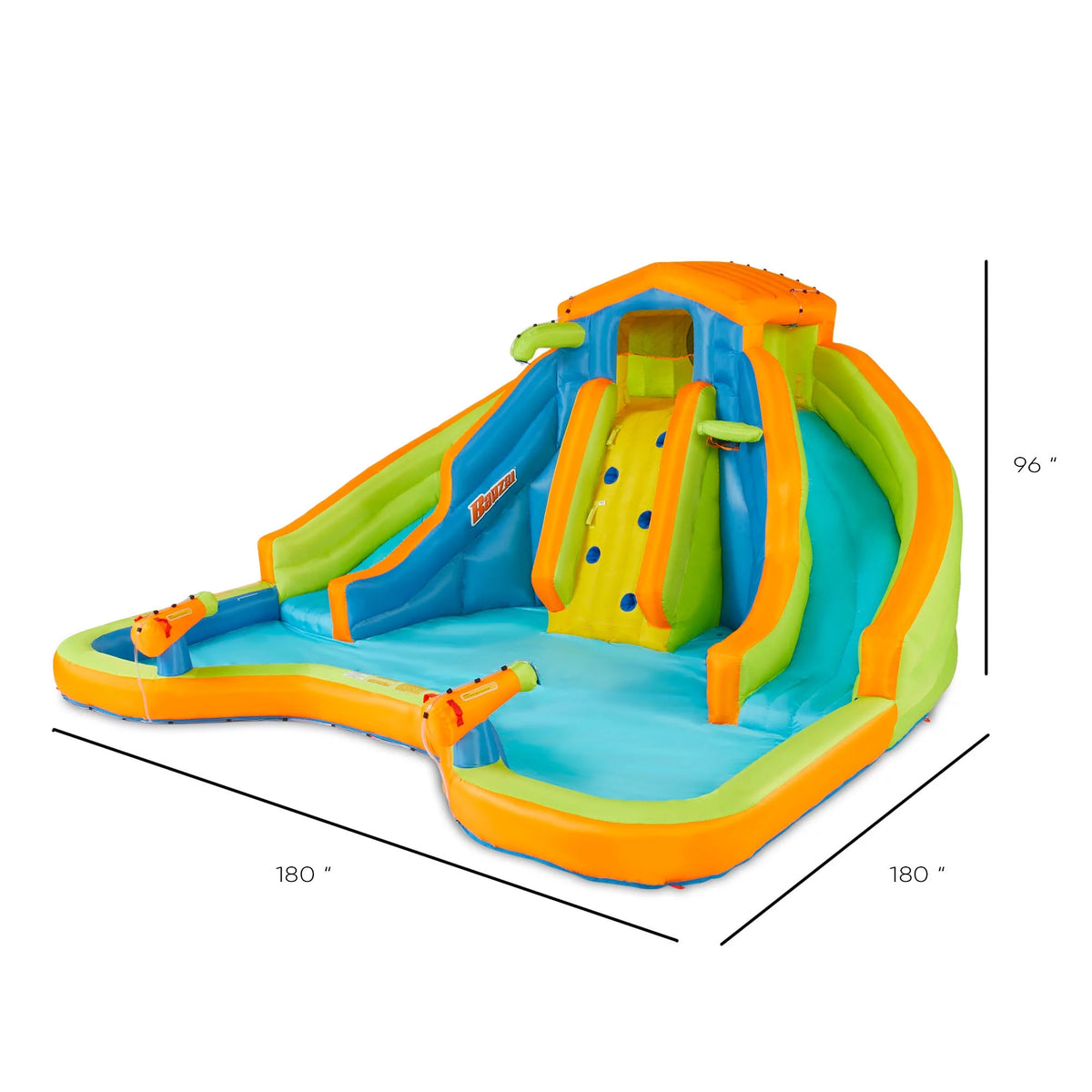 Inflatable 2 Lane Water Slide Splash Pool F430391
