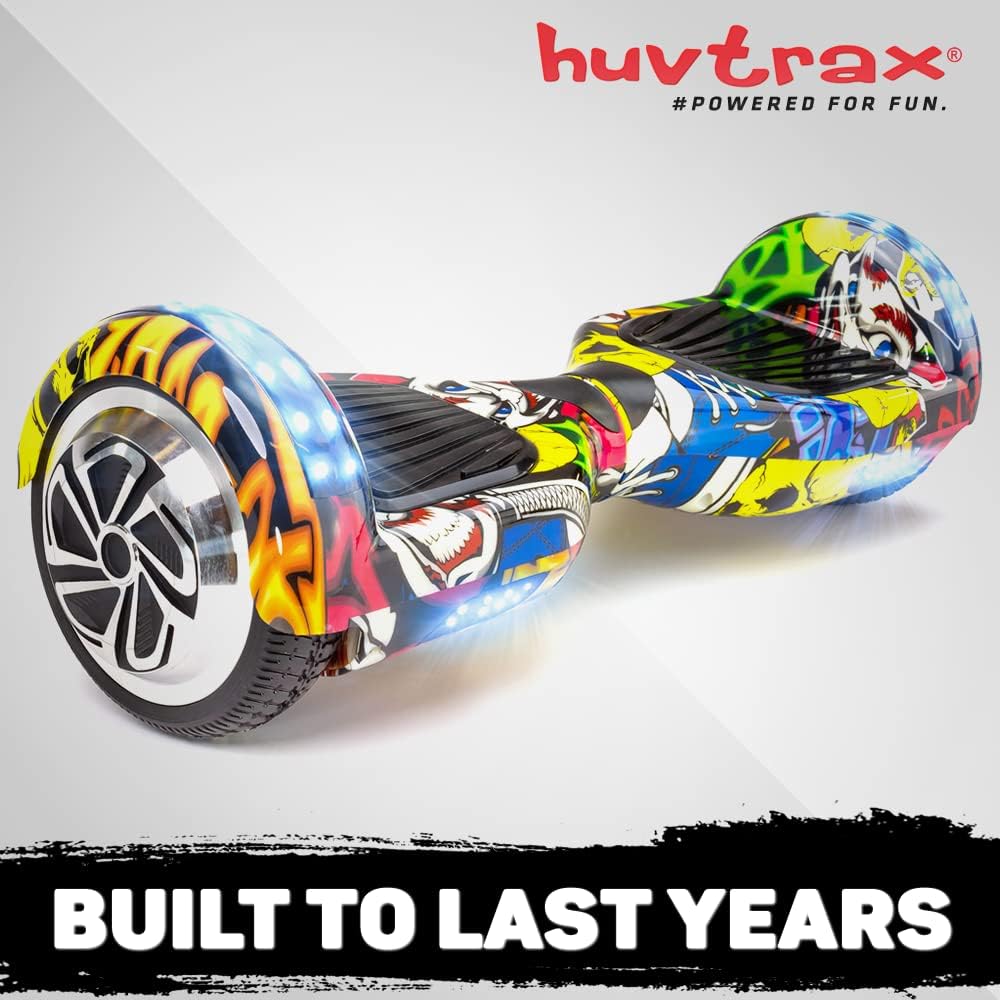 6.5 Aluminum Wheels Hoverboard with Bluetooth Speaker and LED Lights I2366