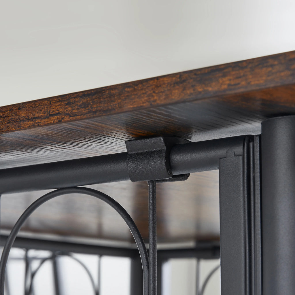 Iron Wood Square Table B1899