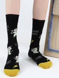 Cute Cartoon Kitty Mid-Calf Socks H992