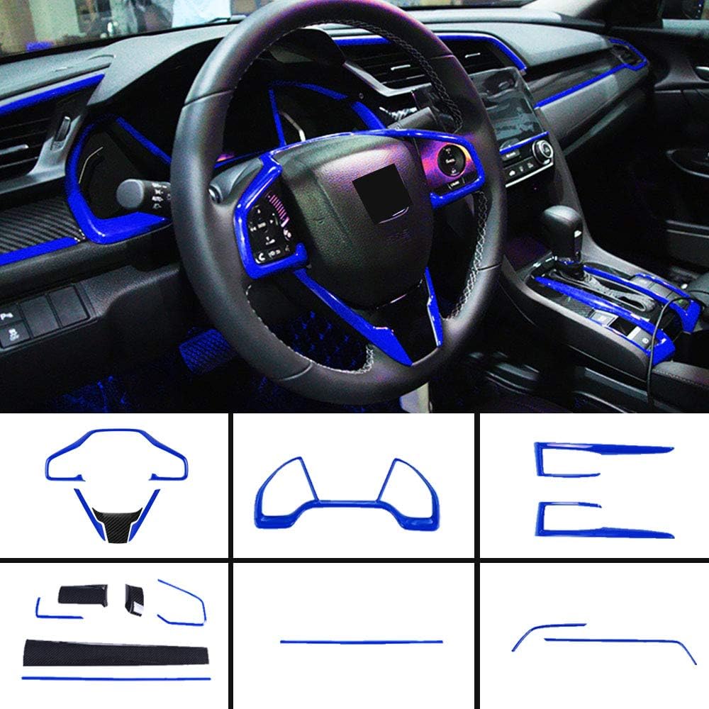 Car Interiors Decorative Trim Air Outlet Steering Wheel Cover 16Pcs Z785