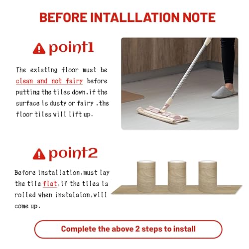 Grey Wood Peel and Stick Vinyl Floor Tile, 36 Pack W7614