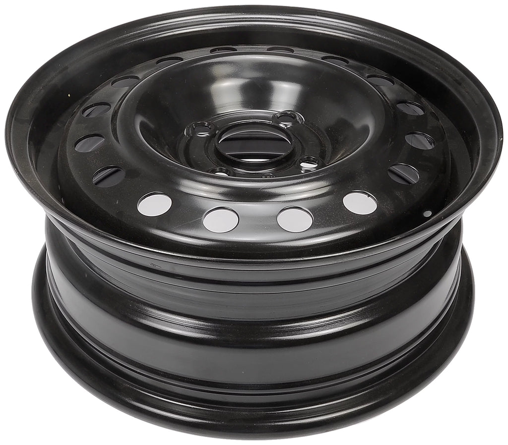 Steel 15 x 6-inch 4-Lug Black Wheel Rim C14490