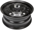 Steel 15 x 6-inch 4-Lug Black Wheel Rim C14490