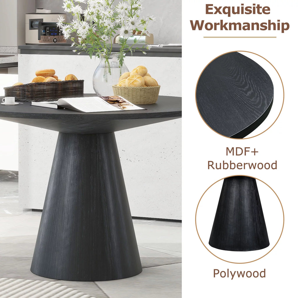Black Round Dining Table K28117