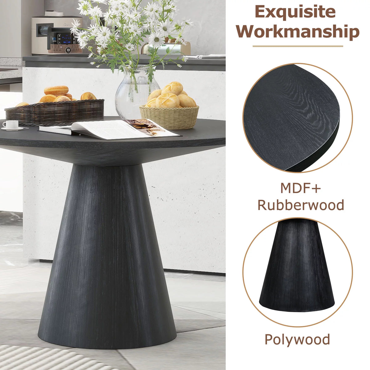 Black Round Dining Table K28117