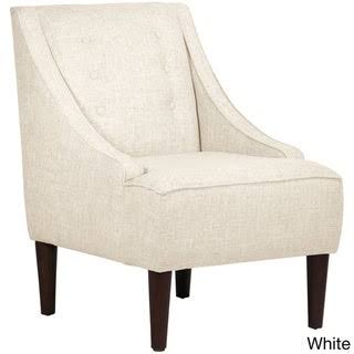 Grey Linen Fabric Mid-Century Modern Chair R5457