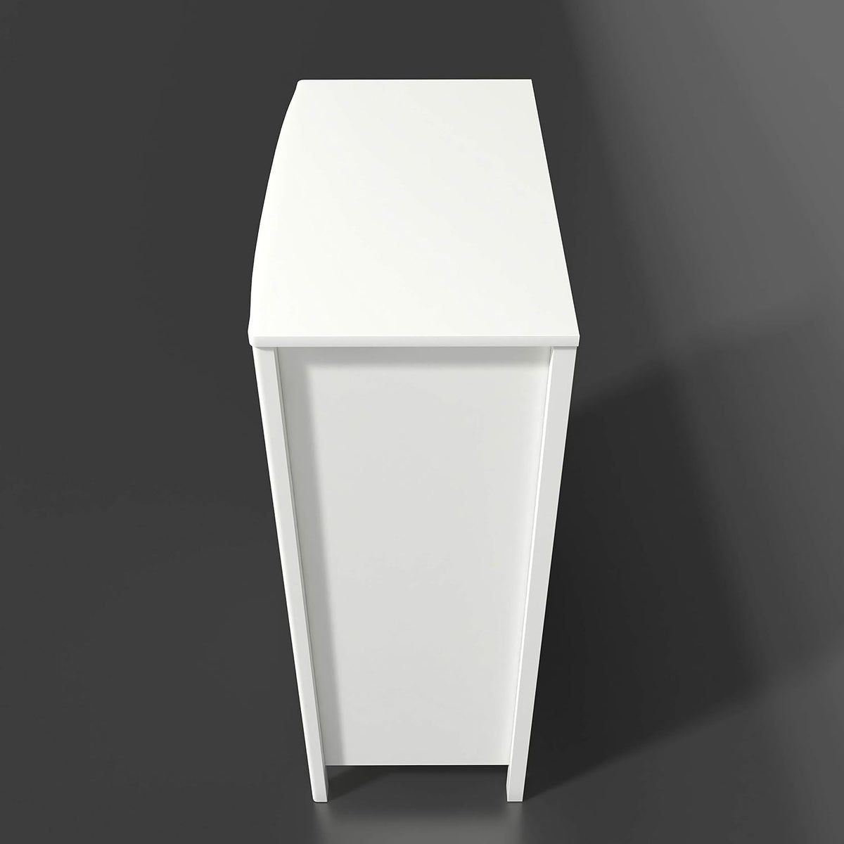 White 5 Drawer Chest F85616