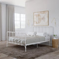 King Gray Metal Bed R709