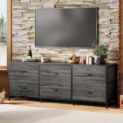 Rustic Brown 6 Drawer Dresser L5822