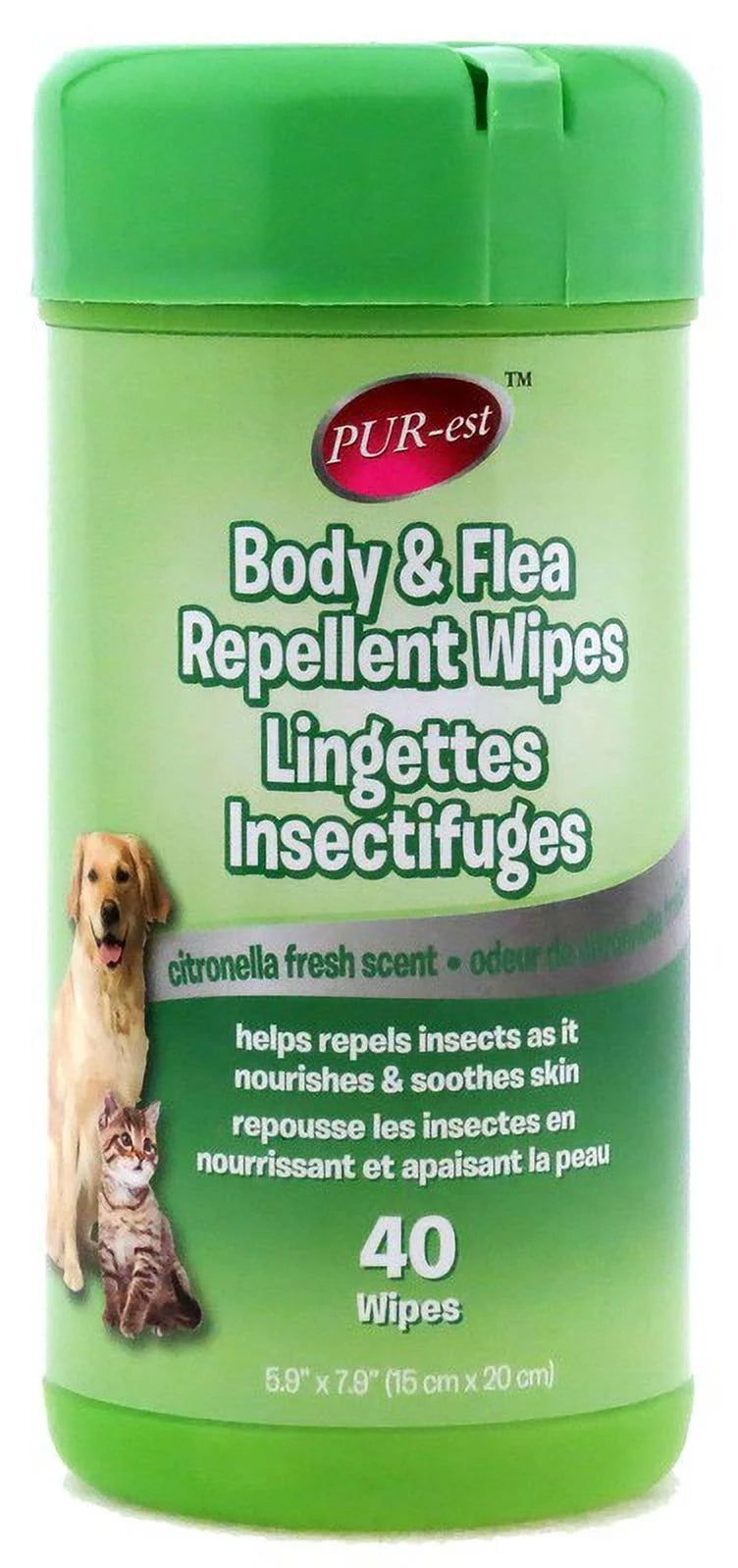Citronella Fresh Wipes 40ct Pack of 2 T9126