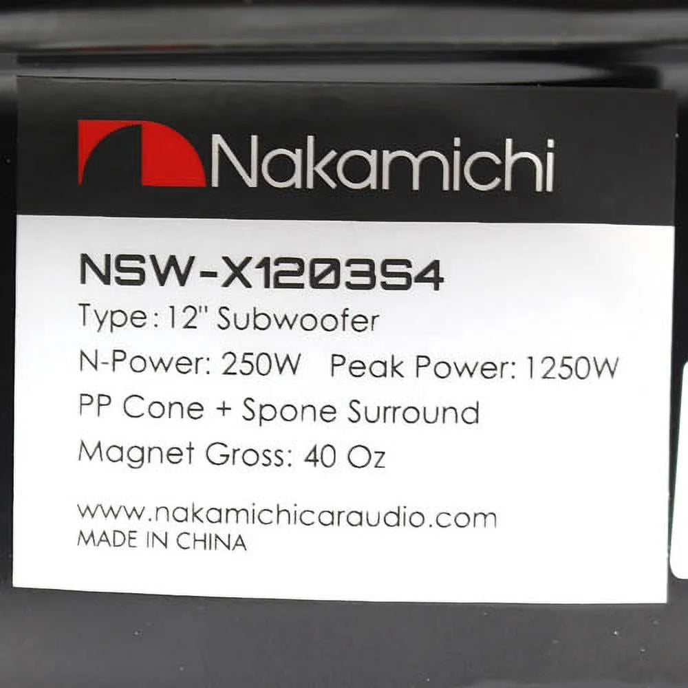 12 in. Slim Shallow Subwoofer I31162