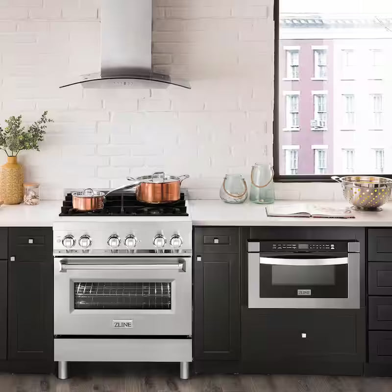 4 Burner Dual Fuel Range with Griddle S589