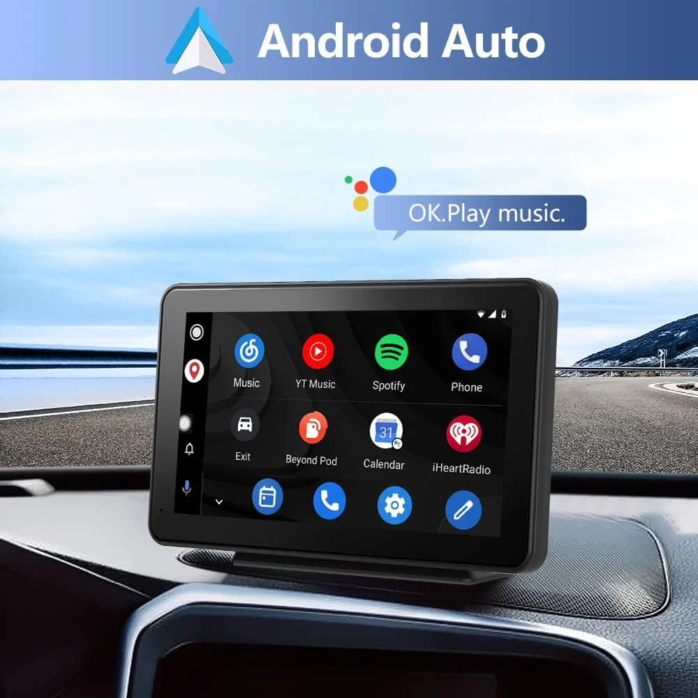 7 Inch Portable Car Stereo with Full HD Touch Screen G431235