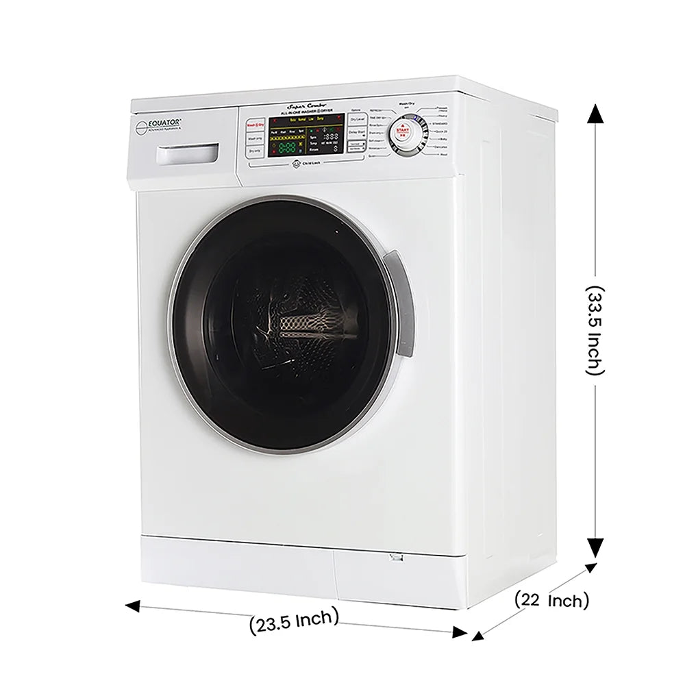 White 13 lbs Compact Combination Washer & Dryer O56679