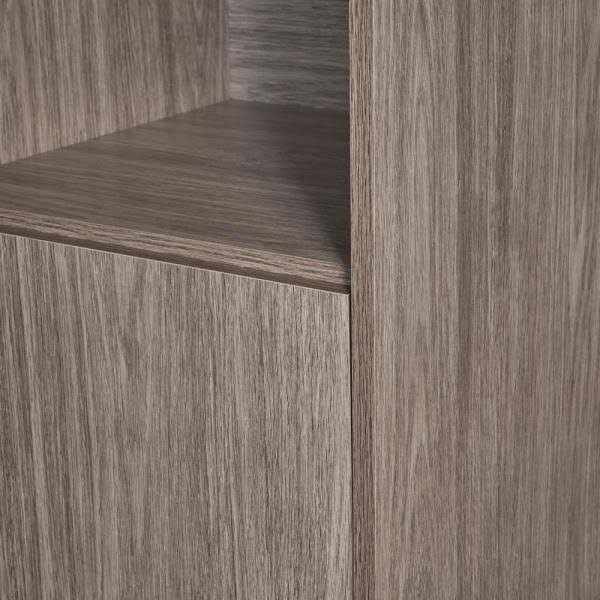 Grey Oak Black Cabinet O590211