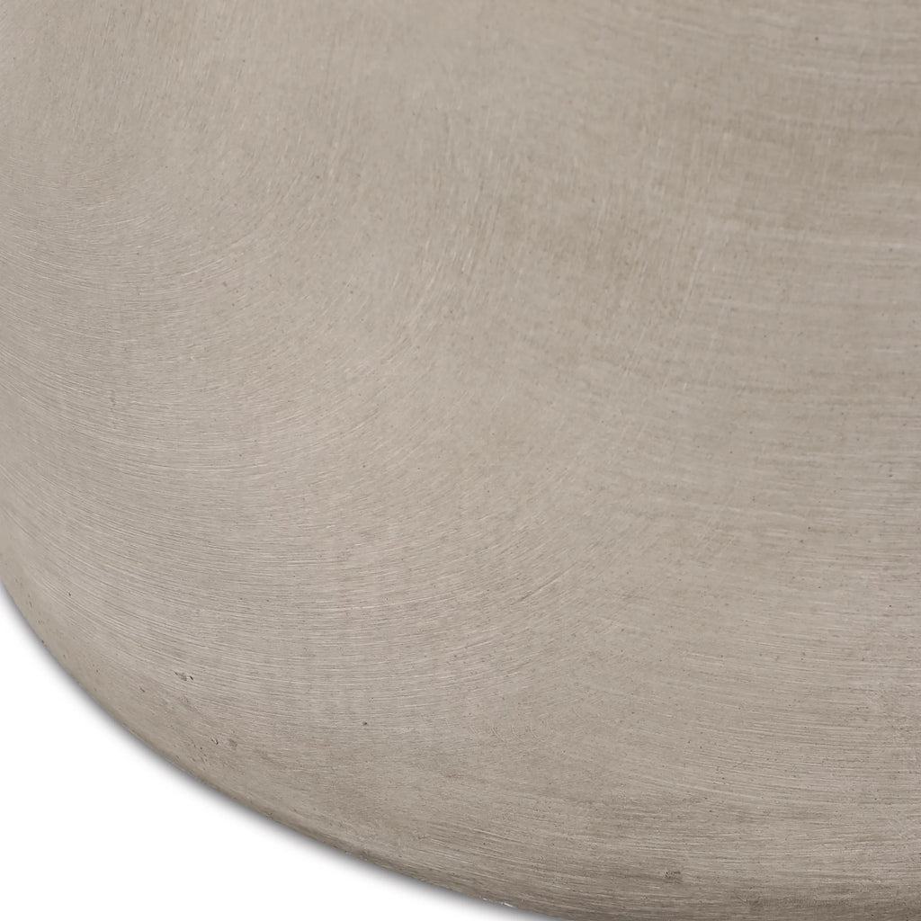 Light Gray Concrete Stone Side Table Y171053