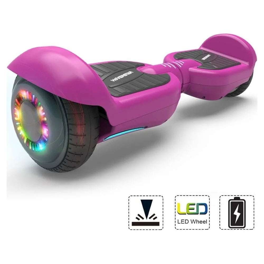 6.5 Two-Wheel Self Balancing Electric Scooter with LED Light Pink W905