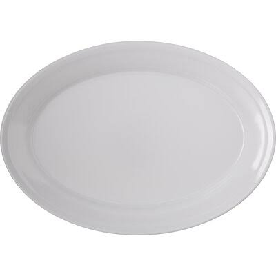 Melamine Oval Platter Set of 24 White C578301