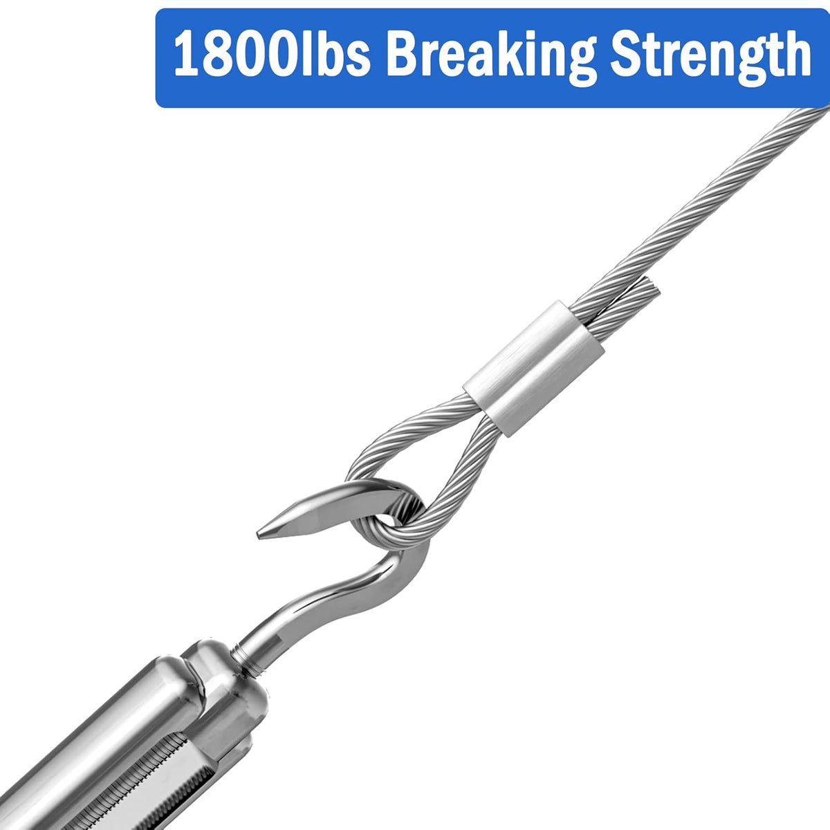 1/8 T316 Stainless Steel Cable 500 FT W4085
