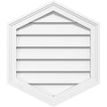 Vertical Peaked Surface Mount PVC Gable Vent Z318