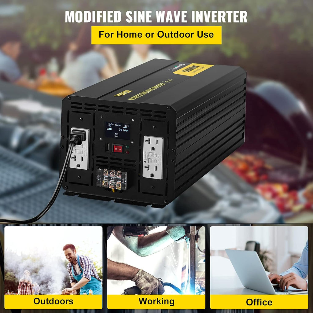 5000W Modified Sine Wave Power Inverter W194