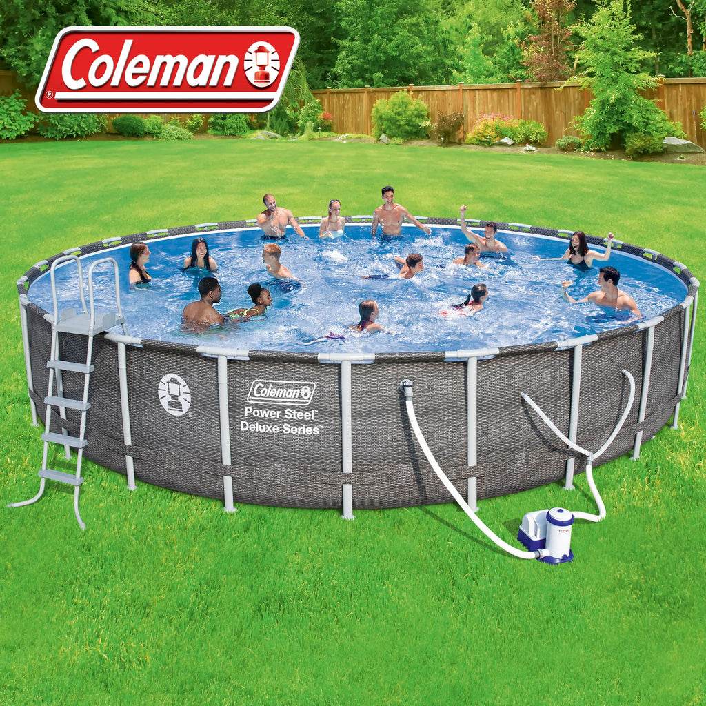 26' x 52 Pool Set with Pump, Ladder and Cover N611635