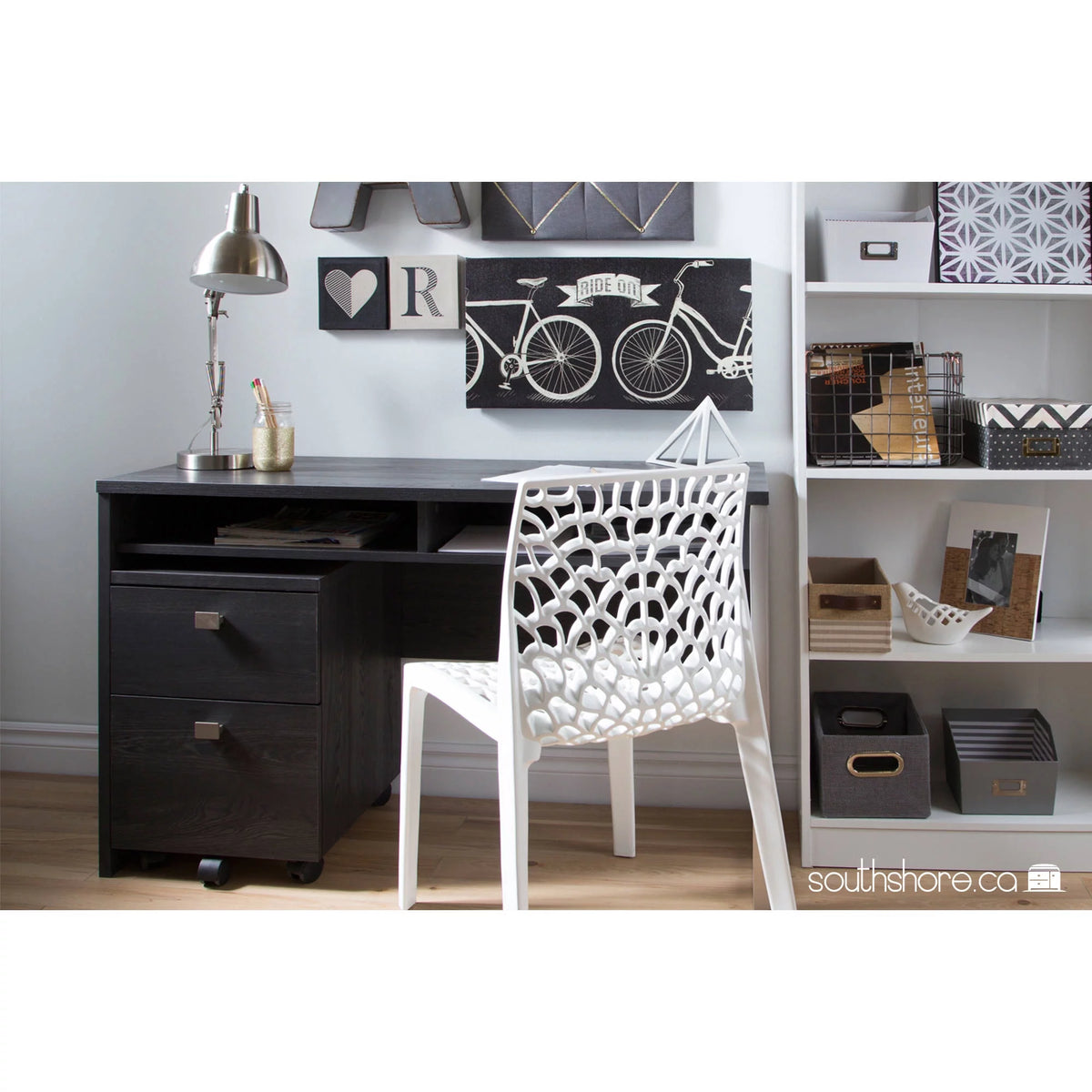 2 Drawer Vertical Wood Filing Cabinet P19221