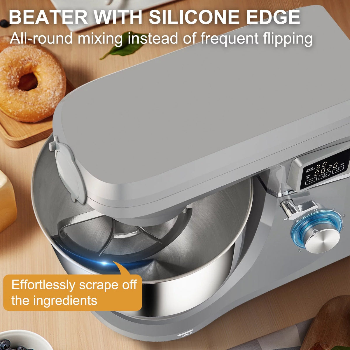 660W 7.4Qt 6-Speed Tilt-Head Stand Mixer A8199