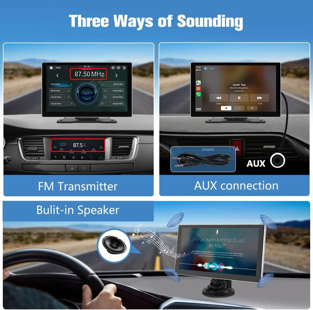 7 Inch Portable Car Stereo with Full HD Touch Screen G431235