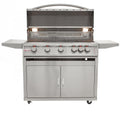 5 Burner Propane Gas Grill with Grill Cart P8779