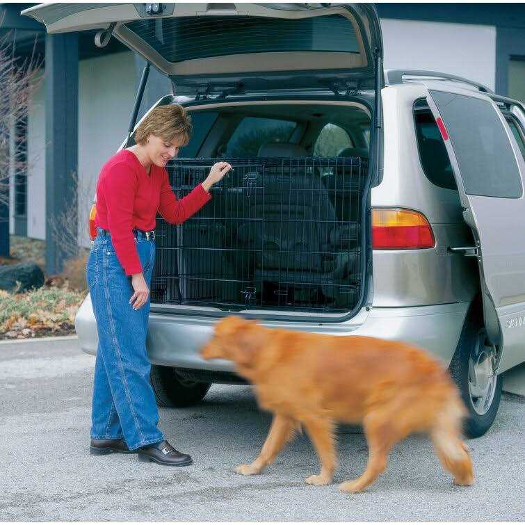 Double Door Dog Crate L9394