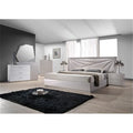 White & Taupe Dresser & Mirror R68123