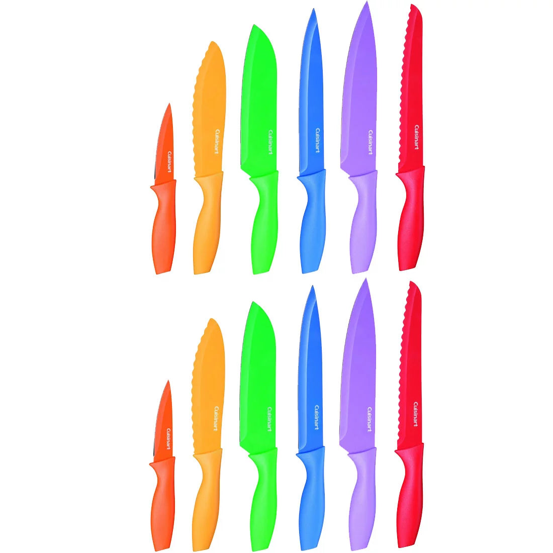 12-Piece Color-Coated Knife Set B62541