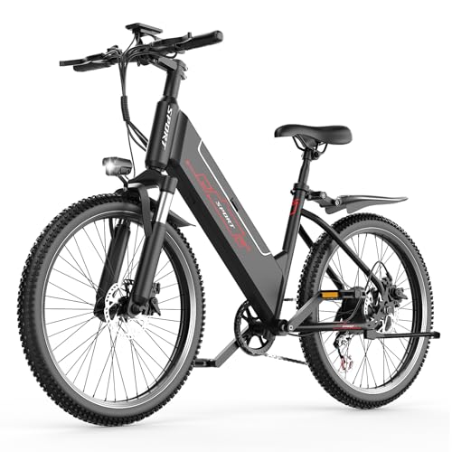 1500W 480Wh 26" 7-Speed Electric Mountain Bike J5014