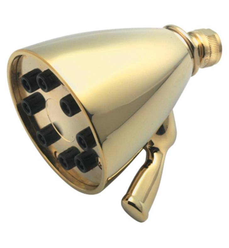8 Jet Showerhead Polished Brass R71780