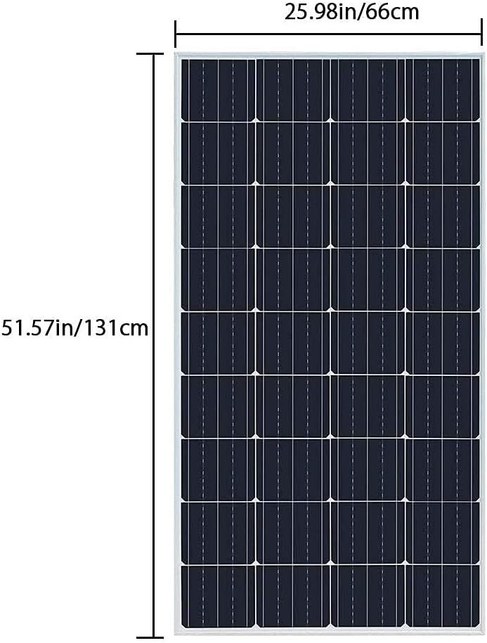 300 Watt 12V Monocrystalline Solar Panel Kit with 30A Charge Controller Z3748